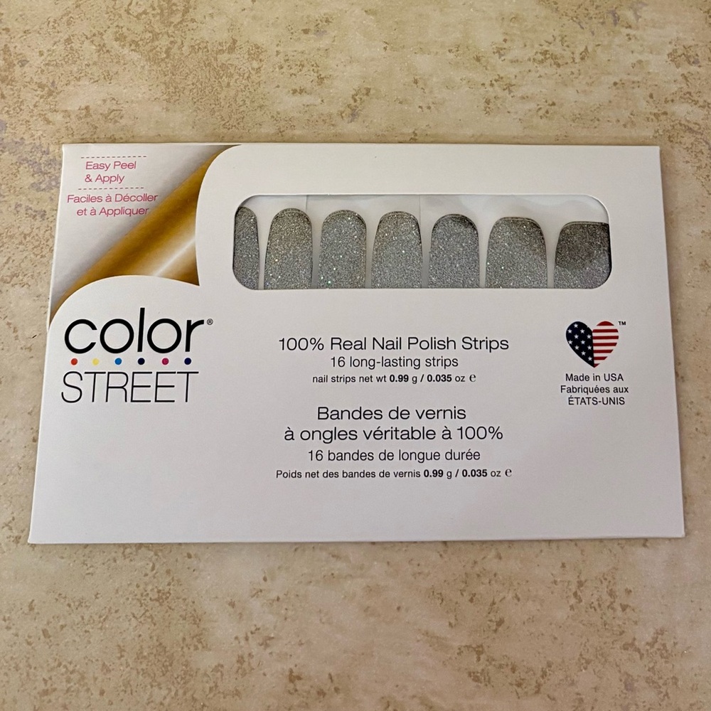 4/$30 Color Street Nail Polish Strips - Light Year